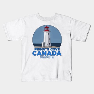 Peggys Point Lighthouse Canada Kids T-Shirt